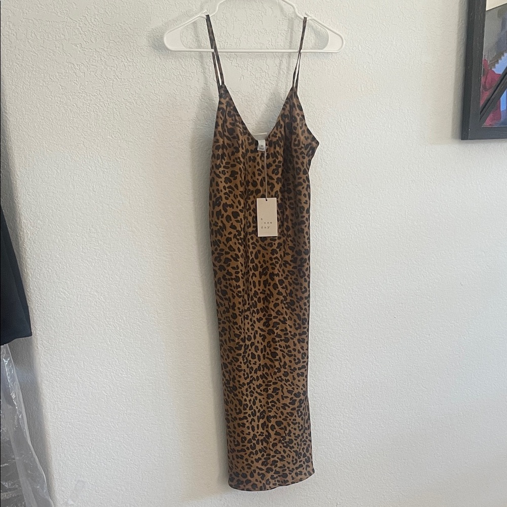 a new day Brown Leopard Print Dress